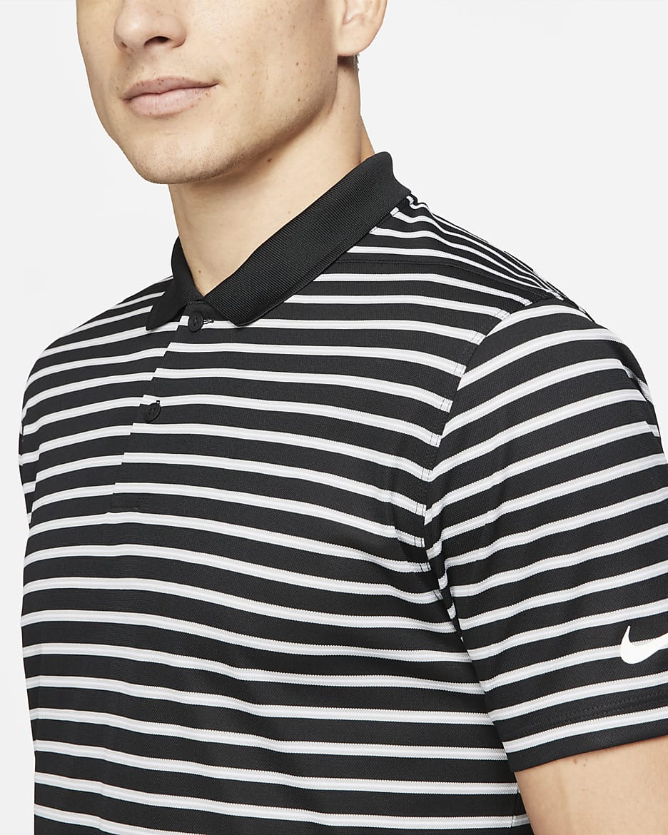 Nike striped golf shirt online